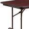 Emma and Oliver 6-Foot High Pressure Mahogany Laminate Folding Banquet Table